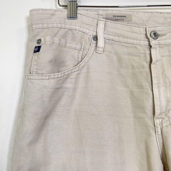 AG ADRIANO GOLDSCHMIED | THE GRADUATE LINEN BLEND PANT - Picture 11 of 16